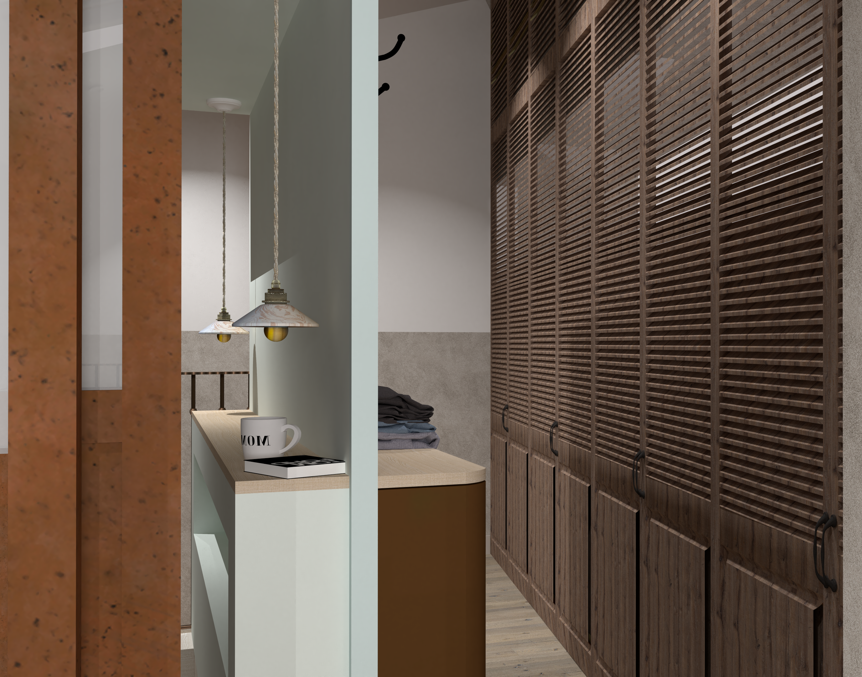 Réaménagement intérieur complet d'un appartement situé à Lyon 4ème